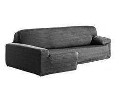 Eysa Aquiles elastisch Sofa überwurf Chaise Longue Links, frontalsicht, Farbe 06-grau, Polyester-Baumwolle, 43 x 37 x 14 cm
