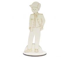 Dayka Trade Holzfigur, mehrfarbig, 17 cm