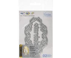 Couture Creations CO726855 Stanzschablonen von CELEBRT TG, Geschenkanhänger 9,9 x 5,7 cm, Einheitsgröße