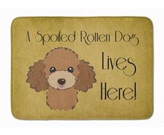 Carolines Treasures Fußmatte für Hunde, Design Pudel, 48,3 x 68,6 cm, Schokoladenbraun