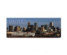 Denver Panorama Kühlschrank Magnet Colorado Travel Souvenir
