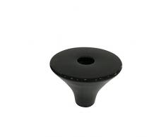 Sagebrook Home 13065-03 Vase aus Keramik, anthrazit, 6.5 x 6.5 x 5.5