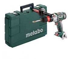 Metabo 603828660 Gewindebohrer GB 18 LTX BL Q I 18V M4-6; M8-12 Bürstenlos mit Werkzeug-Schnellwechsel-Funktion und Impulsbetrieb - inkl. 2 CAS LiHD Akkupacks (18V/5,5Ah); Ladegerät; Transportkoffer