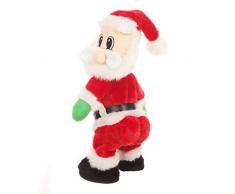 The Christmas Workshop Animierter Weihnachtsmann, 35 x 12 x 16 cm, Rot