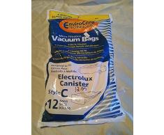 envirocare Staubsaugerbeutel für Electrolux Kanister – Stil C – Generic (12 Stück)