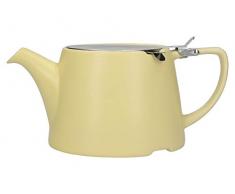 London Pottery Company 43260 Teekanne mit Sieb für losen Tee, oval, Steinzeug