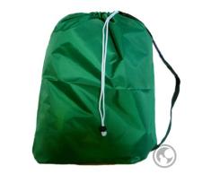Laundry Bag Store Online Wäschesack mit Gurt, Kordelzug, Verschlussverschluss, Größe: M 24x36 24Wx36L grün