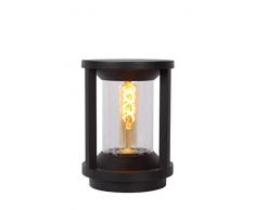 LUCIDE CADIX Pollerleuchte, Aluminium, 15 W, Schwarz