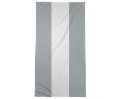 ArtVerse NFS Oakland Football Stripes Strandtuch aus Poly/Baumwolle, 36 x 72 cm, Silber/Weiß