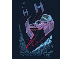 Komar Wandbild Star Wars Classic Vector TIE-Fighter | Kinderzimmer, Jugendzimmer, Dekoration, Kunstdruck | ohne Rahmen | WB110-40x50 | Größe: 40 x 50 cm (Breite x Höhe)
