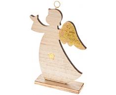 Mopec NW564 Figur aus Holz mit goldenen Details, 17 cm, mehrfarbig, Einheitsgröße