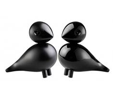 Kay Bojesen Unzertrennliche Figuren, Holz, schwarz, 9cm, 2