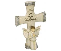 Pavillon – Bless You On Your Confirmation – betender Junge Engel mit Kreuz 14 cm