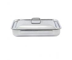 Steel Pan Backblech, rechteckig, 35 cm, Mehrfarbig, Einheitsgröße