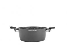 H&H 730733 Everyday Alessandro Borghese Stielkasserolle, antihaftbeschichtet, 20 cm, Aluminium