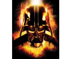 Komar Wandbild Star Wars Classic Vader Head | Kinderzimmer, Jugendzimmer, Dekoration, Kunstdruck | ohne Rahmen | WB169-40x50 | Größe: 40 x 50 cm (Breite x Höhe)