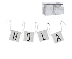 Dcasa Lichterkette mit 10 LED-Leuchten, 82 Buchstaben, Aufbewahrungsbox für Festliche Dekorationen, Artikel für Zuhause, Unisex, Erwachsene, Farbe