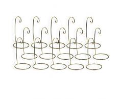 BANBERRY DESIGNS Christbaumständer, Metalldraht, Goldfarben, 17,8 cm hoch 15 Pack Gold