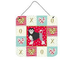 Carolines Treasures Lowchen Little Lion Dog #2 Love Türaufhänger, Wanddekoration, Mehrfarbig