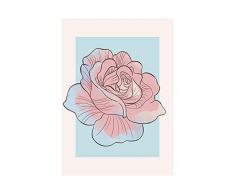 Disney Wandbild von Komar | Cinderella Rose | Kinderzimmer, Babyzimmer, Dekoration, Kunstdruck | Größe 50x70cm (Breite x Höhe) | ohne Rahmen | WB019-50x70