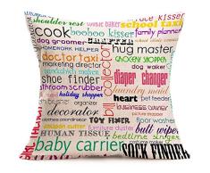 Tecrest 2 Stück Überwurf Kissen Fall Kissen für Couch Sofa Home Dekoration, Woll Strick Stoff Massiv Farbe auf Beiden Seiten, 45,7 x 45,7 cm, Grau