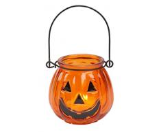 Klein Glas Jack O Teelicht Windlicht