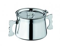 MEPRA 18 cl Edelstahl Dolce Vita Zuckerdose, Silber