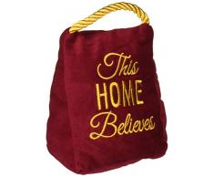 Pavilion Gift Company Türstopper, Polyester, Rot, 15,2 cm