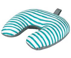 Fernweh 3-in-1 Kissen für Reisen | Nackenhörnchen, Nackenrolle und Reisekissen in Einem | Multifunktionales Kissen für unterwegs | Weltenbummler