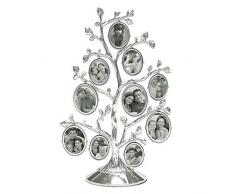 MIMOSA MOMENTS Stammbaum aus Metall mit 10 hängenden Bilderrahmen, Collage Schreibtisch Ornamente