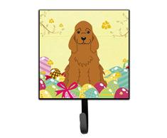 Carolines Treasures Wandhaken, Motiv Ostereier, Cocker Spaniel, klein, Mehrfarbig