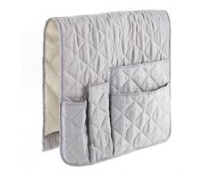 FlyingBean Anti-Rutsch Armlehne Caddy Pocket Organizer für Sofa Couch Stuhl Liege Liebesschaukel, Aufbewahrung für Handy, Buch, Zeitschriften, TV-Fernbedienung, 83,8 x 40,6 cm Grau