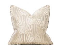 Ms. Yu Silkvein Series Kissenbezug Kissenbezug Kissenhülle Light Golden Deko Kissen für Zuhause Dekoration Modern 55 * 55cm Champagnerschale