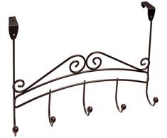 Spectrum Garderobenleiste mit 5 Haken, Yorkshire, bronzefarben