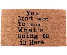 La Finesse Fußmatte aus Kokosfaser und PVC, One Size