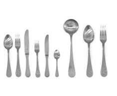 MEPRA Due Tablett, Serviertablett, für Innenräume Ice Besteck Set, 75 Stück, silberfarben