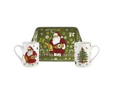 Pimpernel Weihnachtsbaum-Becher und Tablett, 3-teiliges Set