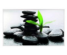 Innova H1034I Heizkörper, Pet mit Rahmen aus Aluminium (D-IC), Steine aus Basalt-Zen, einzigartig