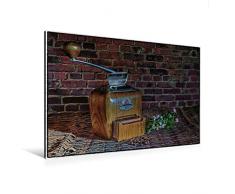 Premium Textil-Leinwand 120 x 80 cm Quer-Format Küchenhelfer Kaffeemühle | Wandbild, HD-Bild auf Keilrahmen, Fertigbild auf hochwertigem Vlies, Leinwanddruck von Herzog von Laar am Rhein