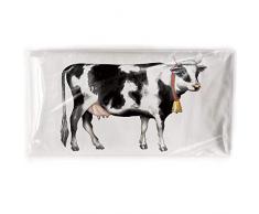 Mary Lake-Thompson Geschirrtuch, gepunktet, Kuh mit Glocke