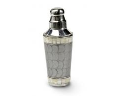 Julia Knight Classic Cocktail Shaker, 9.25-Inch, Platinum, Silver