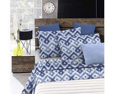 Fantasy Italian Bed Linen Bettwäsche, Rombi, Kleine doppelte, Mikrofaser, Scheefschnut