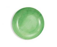 Villa dEste Home Tivoli 2197717 Aquarell Suppenteller Grün, Porzellan