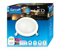 Garza - Reiher Deckenleuchte LED Außen, rund, 6 W, Blau