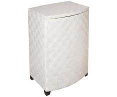 ORIENTAL FURNITURE Wäschesammler, Naturfaser, 68,6 cm, Weiß