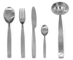 MEPRA Tigre Ice Besteck Set, Serviertablett, 49, Silber