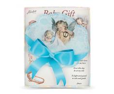 StealStreet blau Guardian Engel mit Laterne Lucite Krippe Medaille