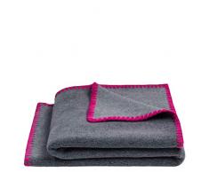 Soft-Fleece Baby-Decke – Polarfleece-Schmuse-Decke mit Muschel-Häkelstich – flauschige Baby-Kuscheldecke – 80x100 cm – 331 wild blossom – von ’zoeppritz since 1828’