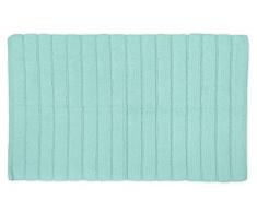 DII Badematte aus Memory-Schaum, sehr weich, luxuriös, gerippt, für Dusche, Waschtisch, Badewanne, Waschbecken und WC 17x24 Mint
