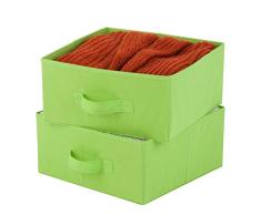 Honey can do sft-05246 unter dem Bett Vlies Lagerung Organizer Tasche, Violett, 42 von 18 Schubladen lindgrün